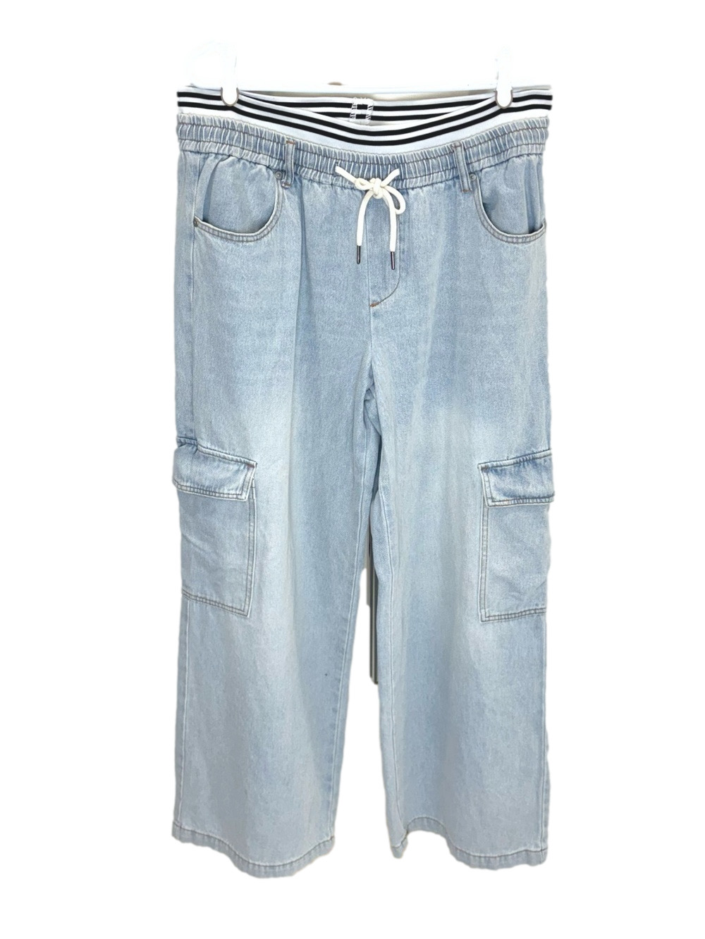 Madden Girl wide-leg cargo jeans